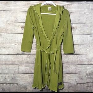Matilda Jane Olive Green Ruffle Overcoat